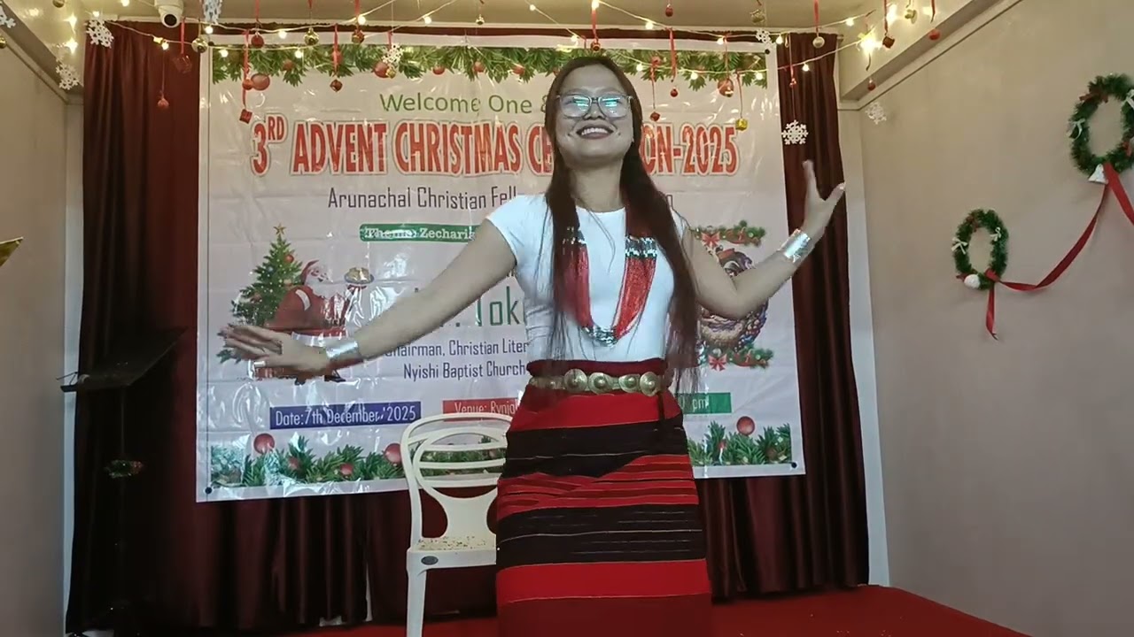 Christian solo dance at ACF Shillong