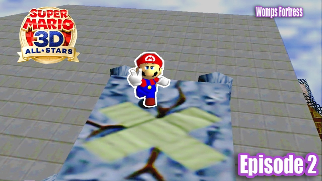 Super Mario 3D ALLSTARS 64 Let's Play: Womps Fortress | EP 2