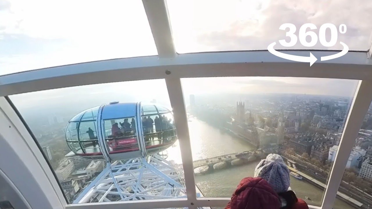 Inside London Eye View - 360 Video