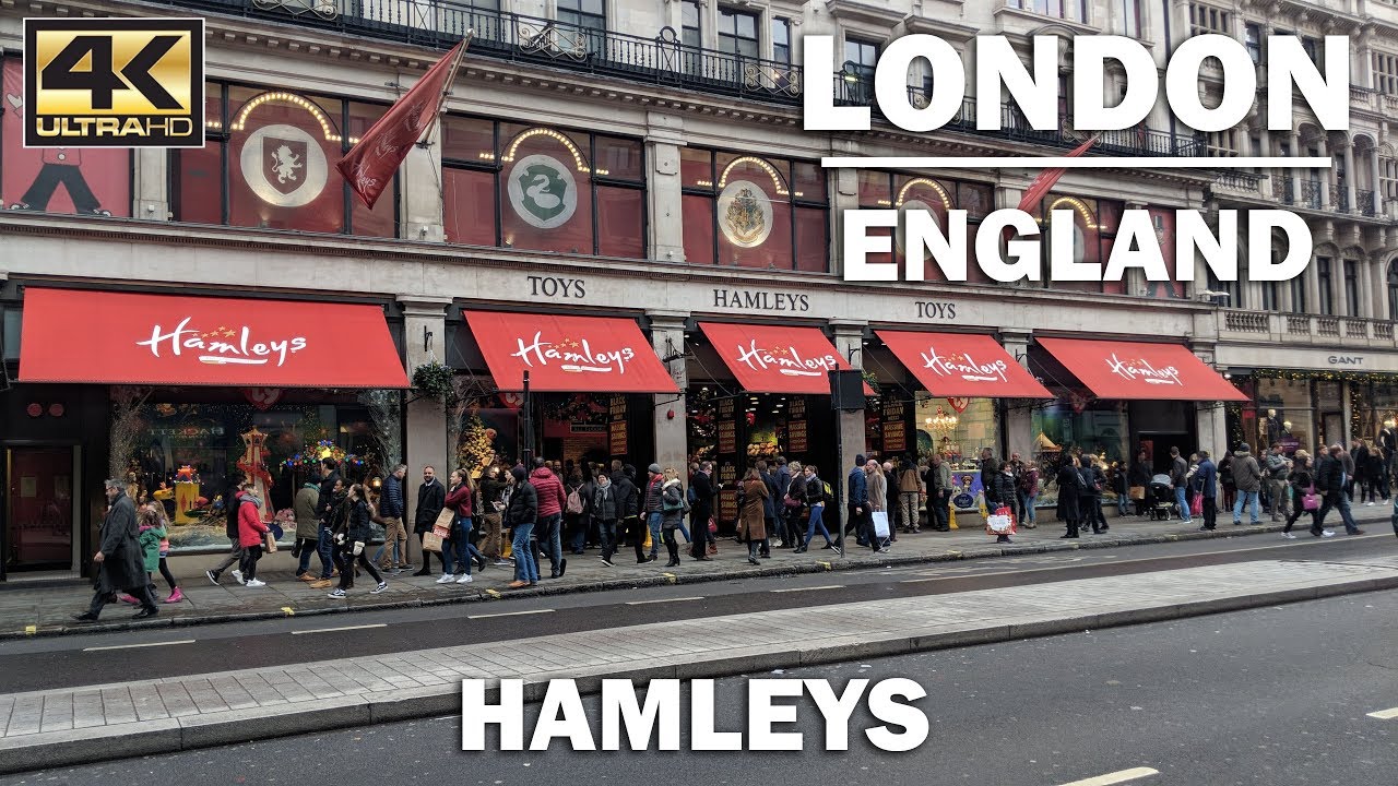 ⁴ᴷ МАГАЗИН ТУР | Прогулка вокруг Hamleys, Лондон Англия