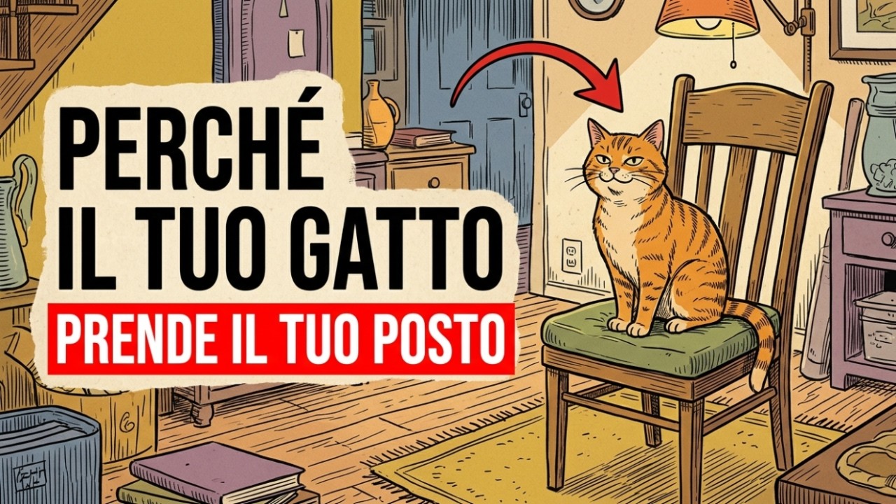 Se il tuo gatto prende il tuo posto, sta cercando di dirti questo…
