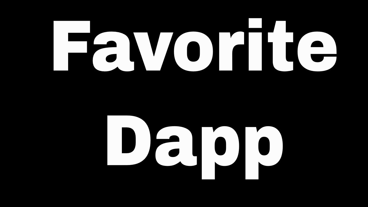 My Current Favorite Tron TRX Dapp