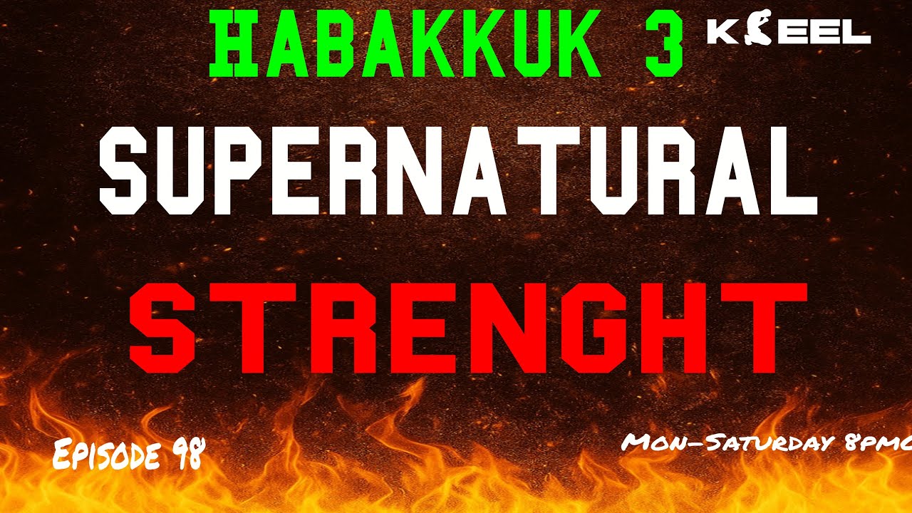 Today’s Prophetic Prayers — Habakkuk 3 (Divine Acceleration & Mercy)