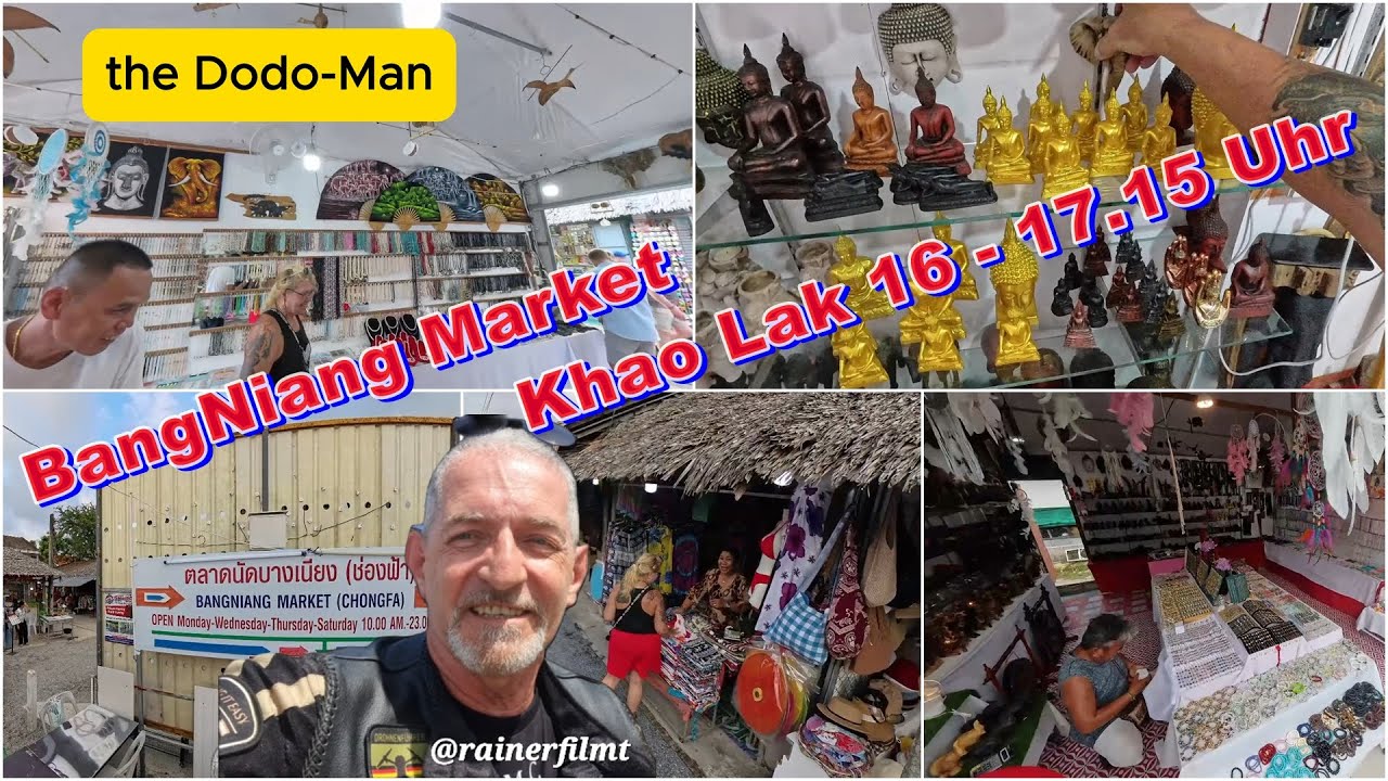 2025 BangNiang Market  Khao Lak Nachmittags 16 / 17 Uhr