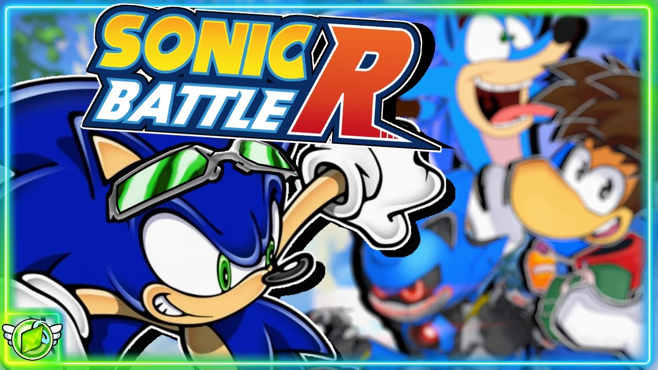 ¡SONIC de CARRERAS a PIE! 🦶🏻 (Si te ríes, pierdes) | Sonic Battle R Multijugador
