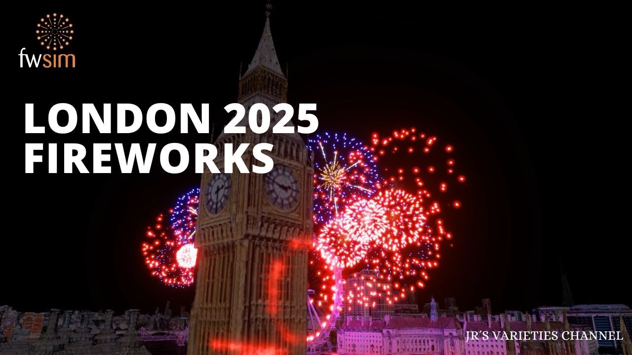London Fireworks 2025: Hope - FWsim