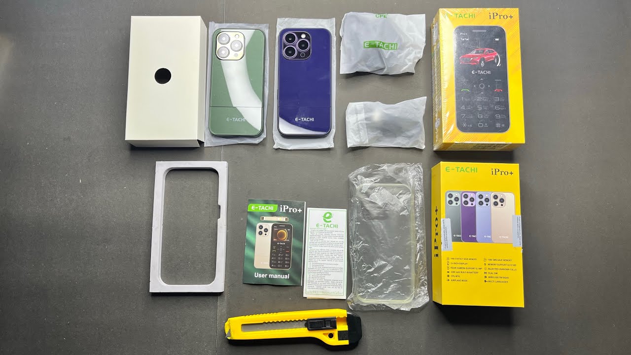 E-TACHI iPro+ Unboxing | No Talking ASMR | Feature Phone
