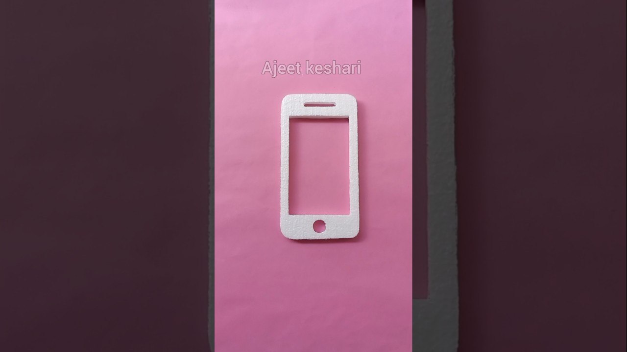 Mobile Craft Ideas | Thermocol Mobile | Thermocol Art And Craft | Thermocol Mobile Making Idea Easy