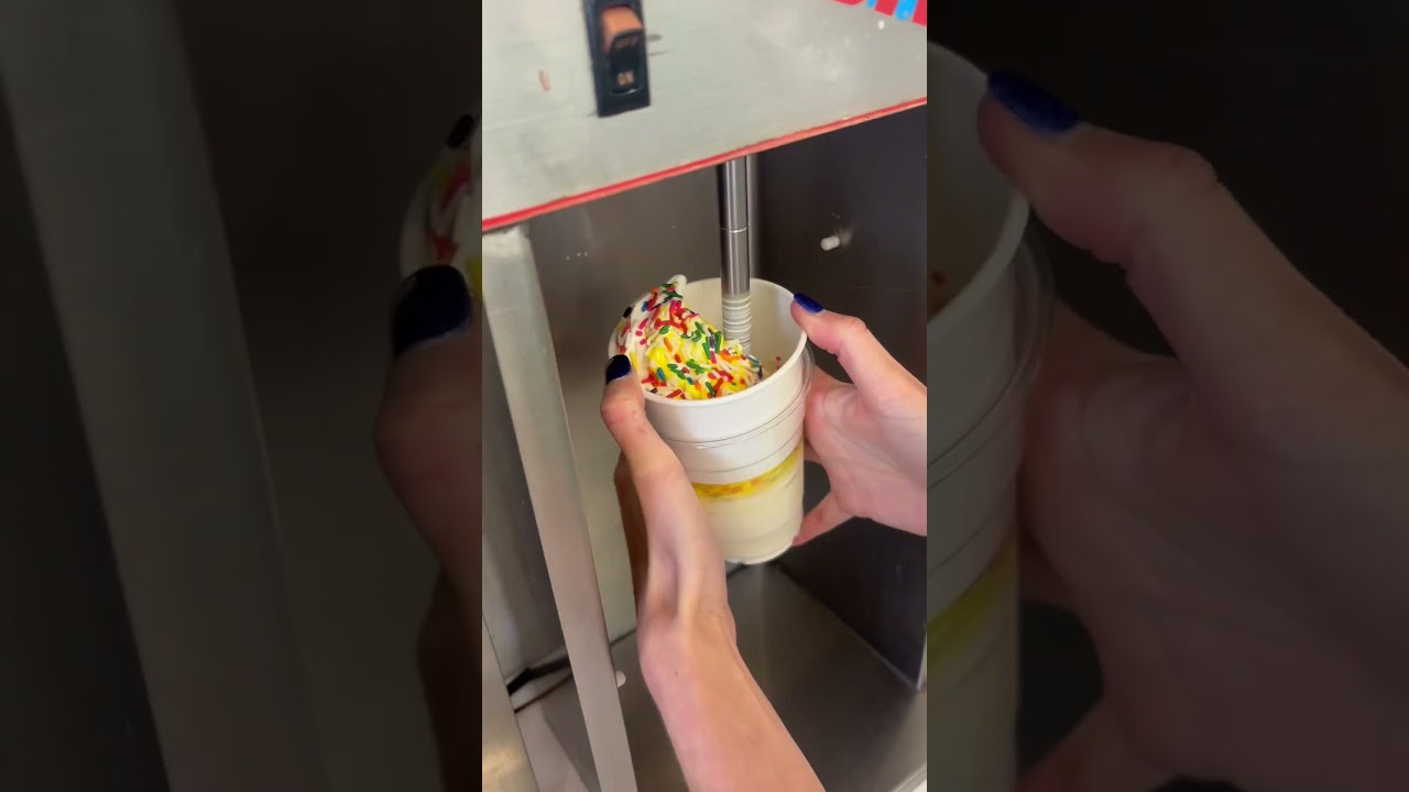 Cake Batter Shake!! 🎂 #icecream #kingkone #cakebatter #dessert