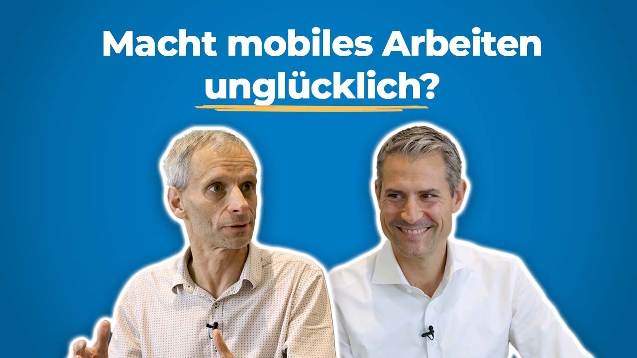 Macht mobiles Arbeiten unglücklich? Im Gespräch mit Prof. Dr. Mathias Binswanger