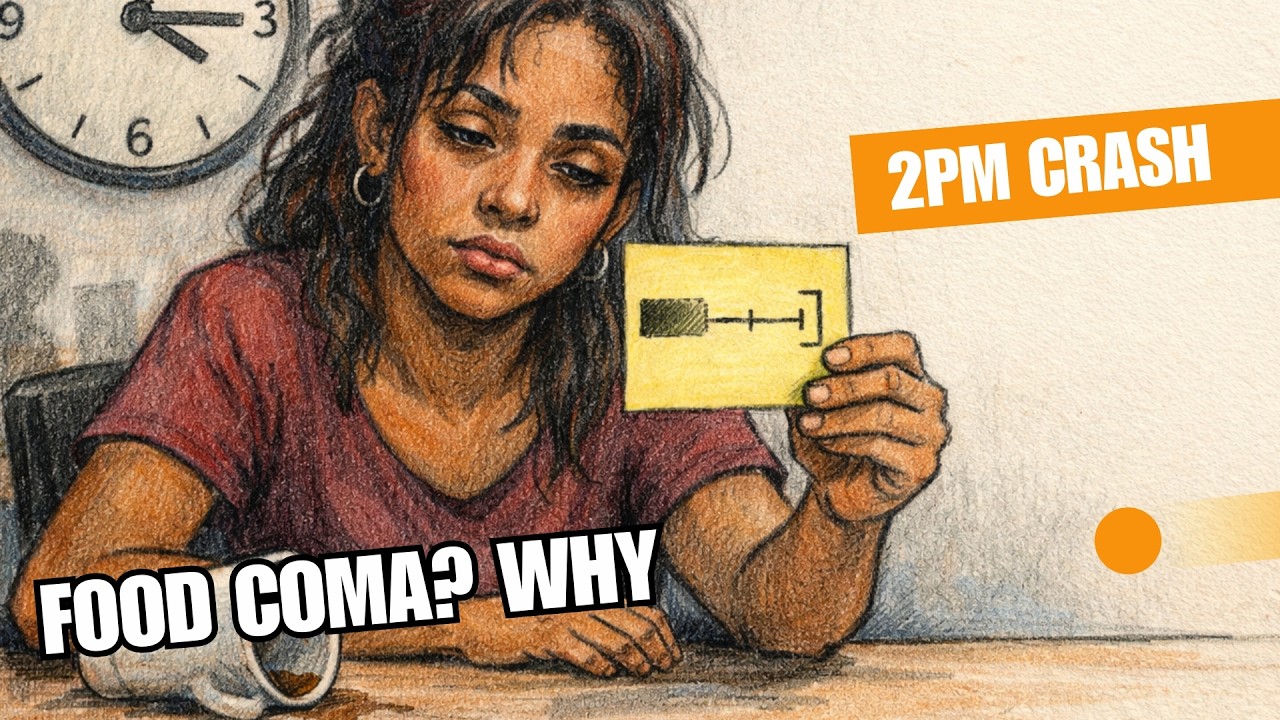 If You Crash After Lunch... This Might Be Why (Food Coma Explained)