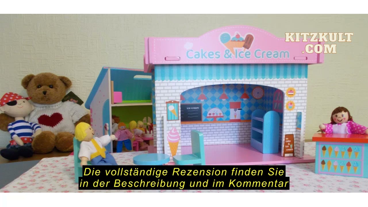 Produktbewertung small foot 10854 Spielhaus Tierklinik aus Holz, mit 2 Puppenfiguren, Zubehör und ab