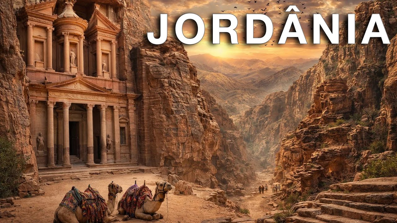 Maravilhas da Jordânia | Lugares mais incríveis da Jordânia | Viagem 4K