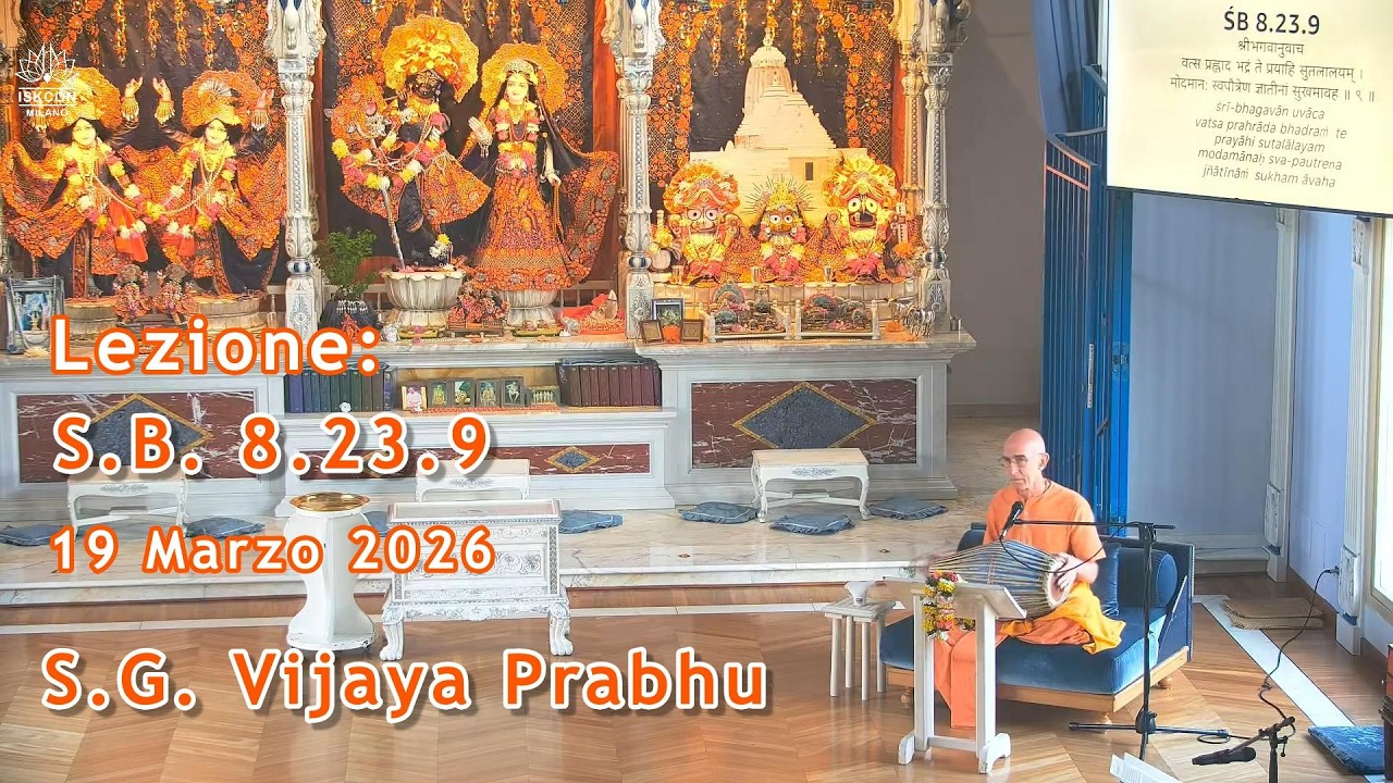 Lezione S.B. 8.23.9 - S.G. Vijaya Prabhu - [19/03/2026]