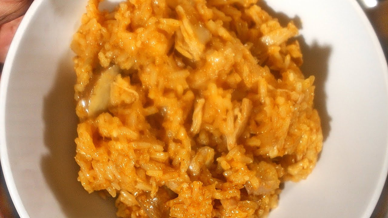 Острая курица, грибы и рис в мультиварке Instant Pot. Ужин в одной кастрюле.