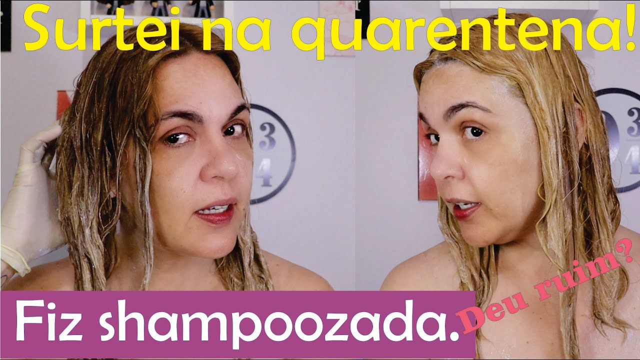 Shampoozada para clarear os cabelos. SHAMPOOZADA