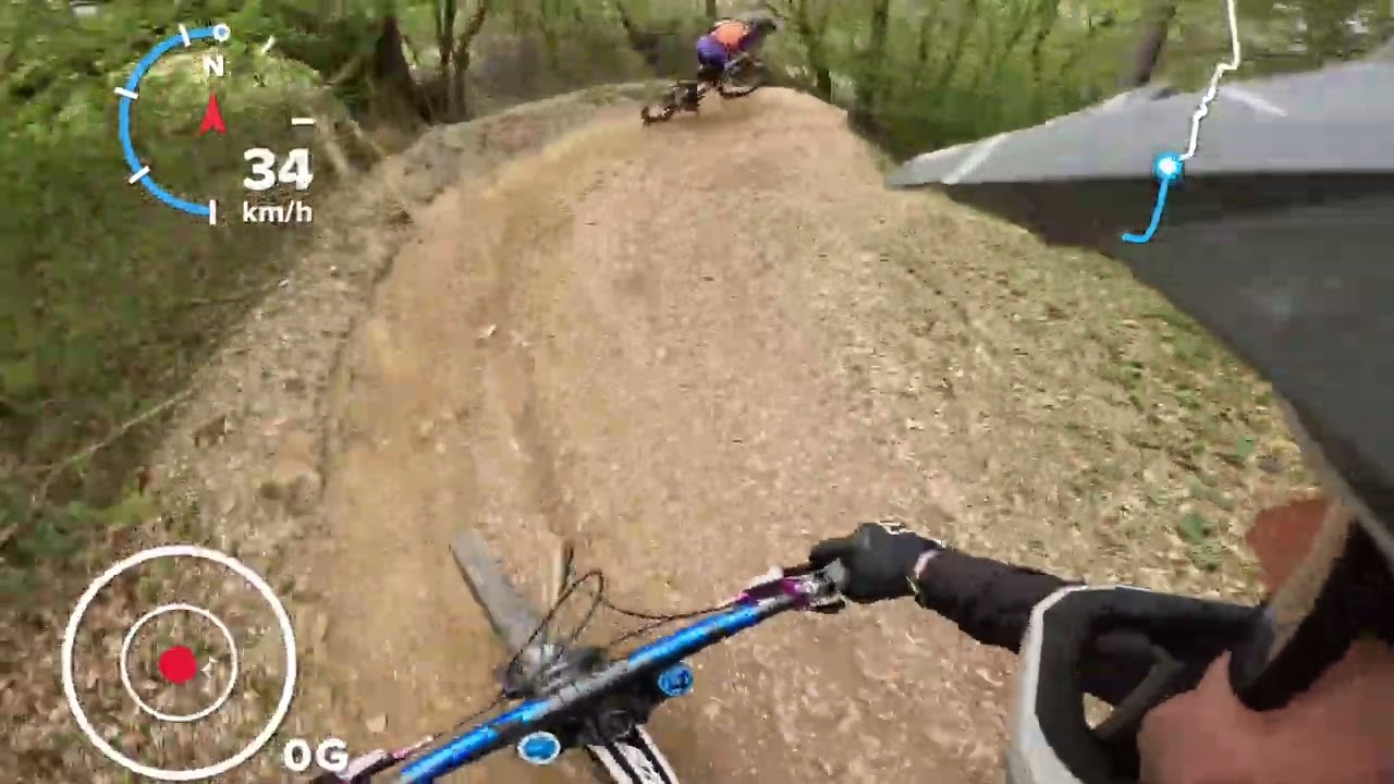Bikepark Kalnica Slovenský Pohár 🏆  GPS & Speedometer [4k]
