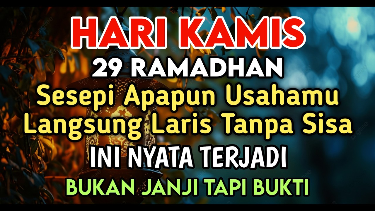 BISMILLAH KUNFAYAKUN🤲🤲SESEPI APAPUN USAHA,BISA DILARISKAN DENGAN AYAT INI | SEMOGA MENDAPAT BERKAH