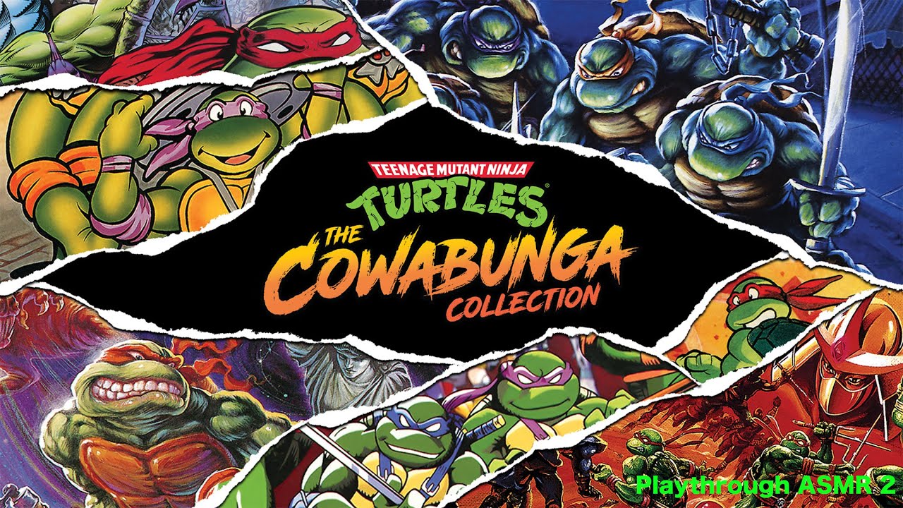 The Ninja Turtles: The Cowabunga Collection Playthrough ASMR 2