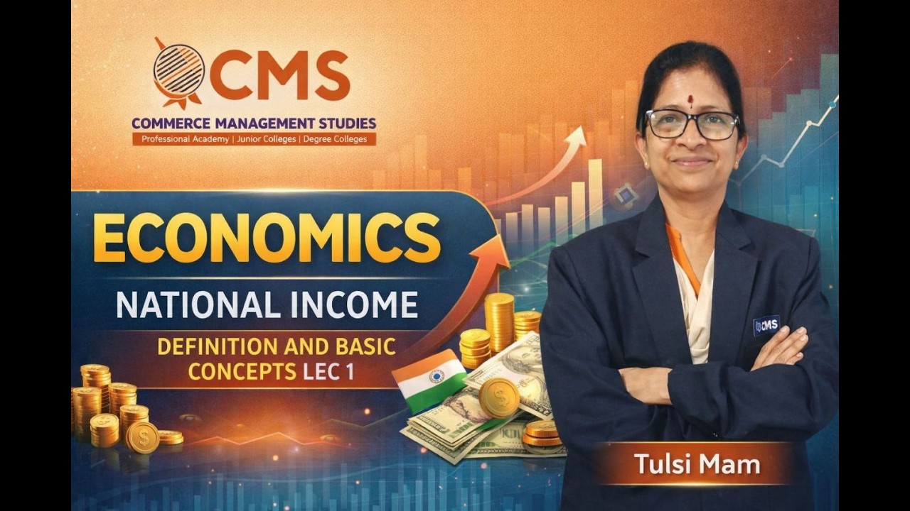 CA Foundation Economics | National income | Lec 1 | Paper-4 |  #cms #cafoundation  #caexams #cainter