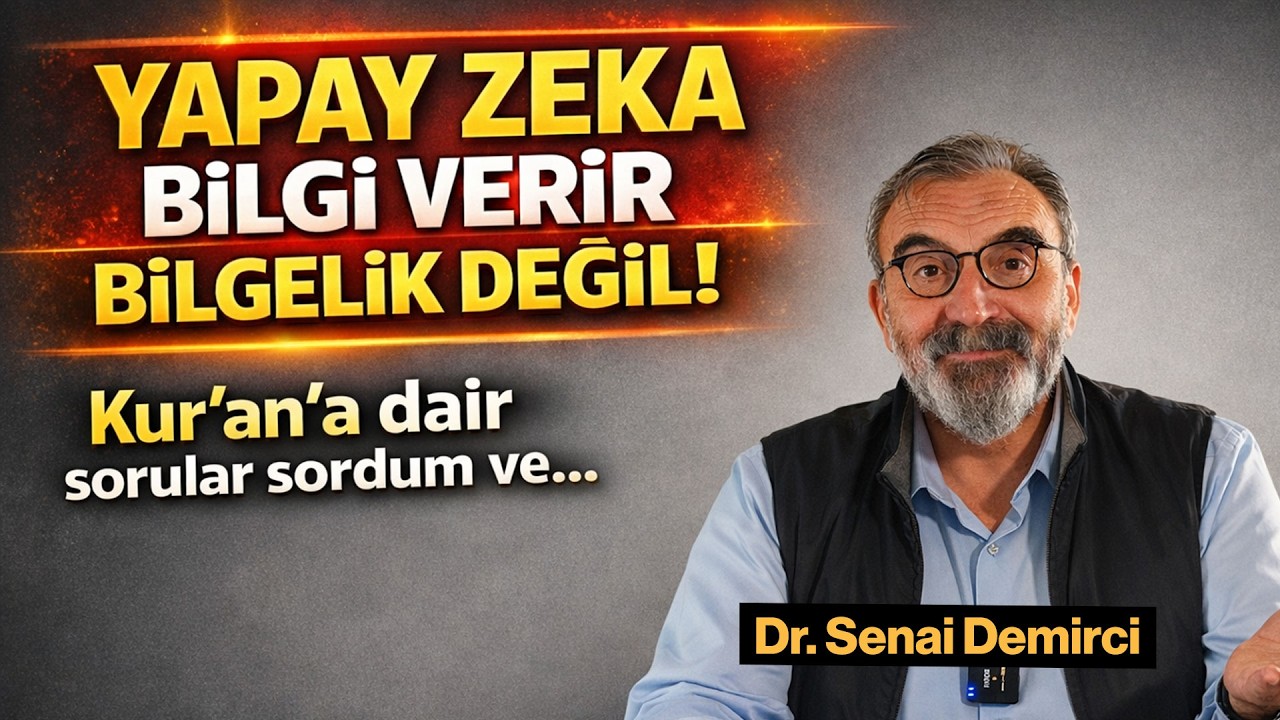 ''Yapay Zeka Bilgelik Üretemez'' Kur'an'a Dair Sorular Sordum! | Dr. Senai Demirci