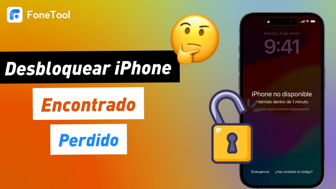 ✅2025 CÓMO DESBLOQUEAR UN IPHONE ENCONTRADO/PERDIDO SIN CONTRASEÑA