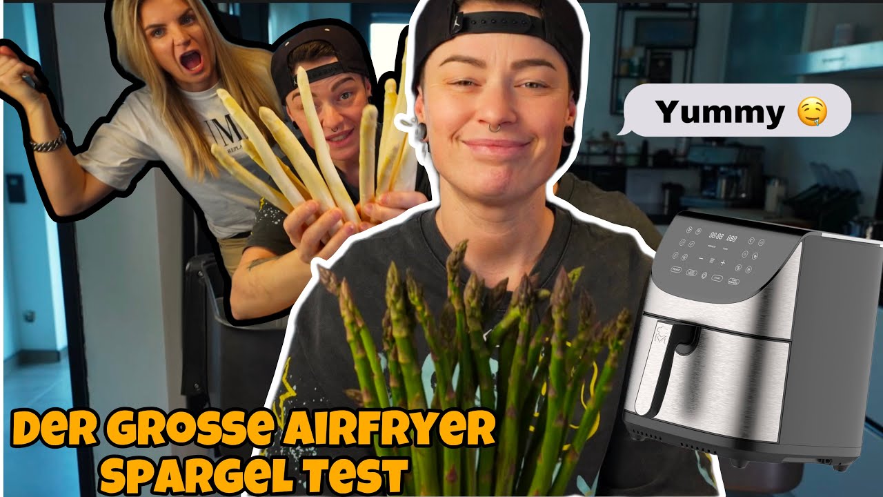 Spargel im Airfryer - 3 Varianten ALLE GEIL !