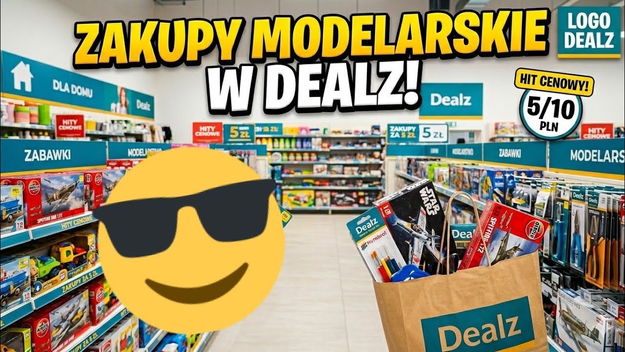 Zakupy modelarskie Dealz i okazja cenowa Amazon 