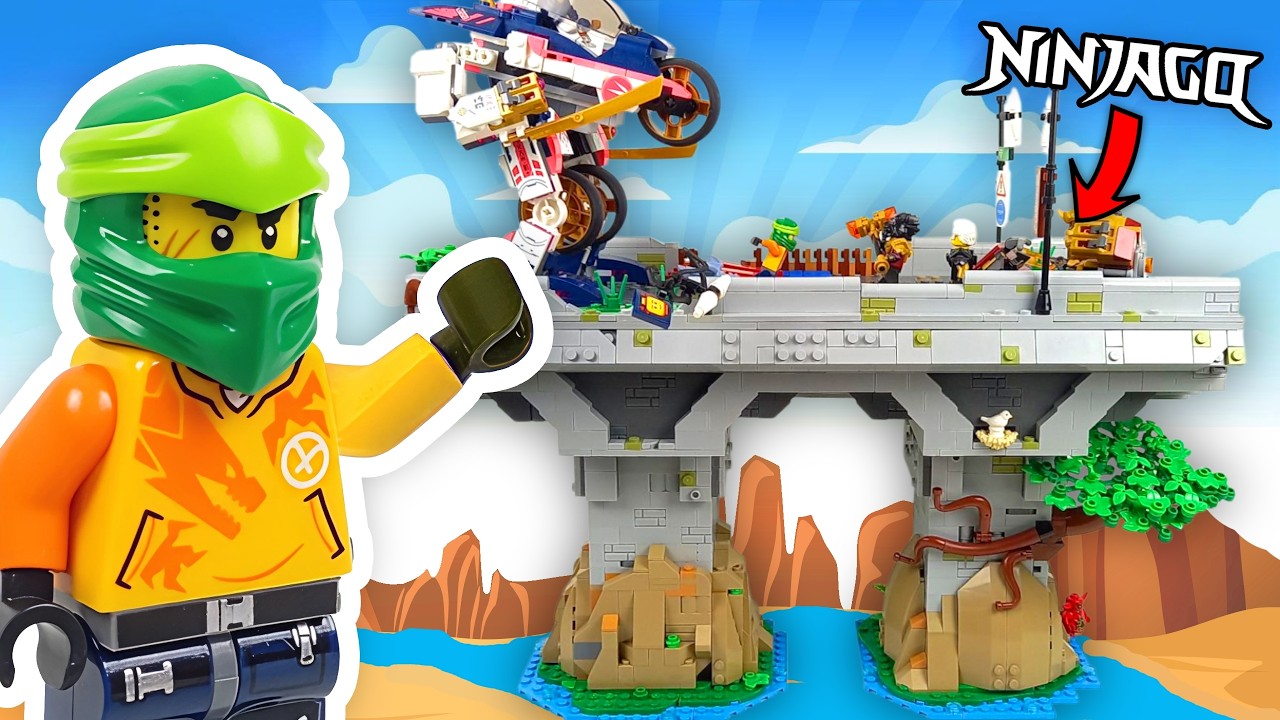 ZBUDOWAŁEM EPICKĄ BITWĘ z LEGO NINJAGO DRAGONS RISING
