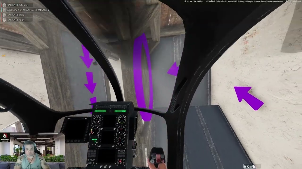 Arma Reforger -HFS server  Leviathan Church Dive in Little Bird Helicopter