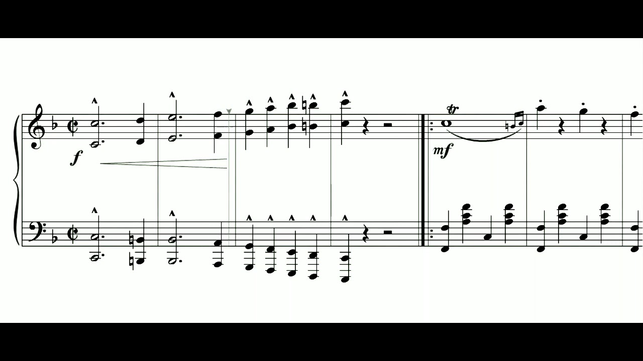 Thunderer March - Piano Solo: John Philip Sousa