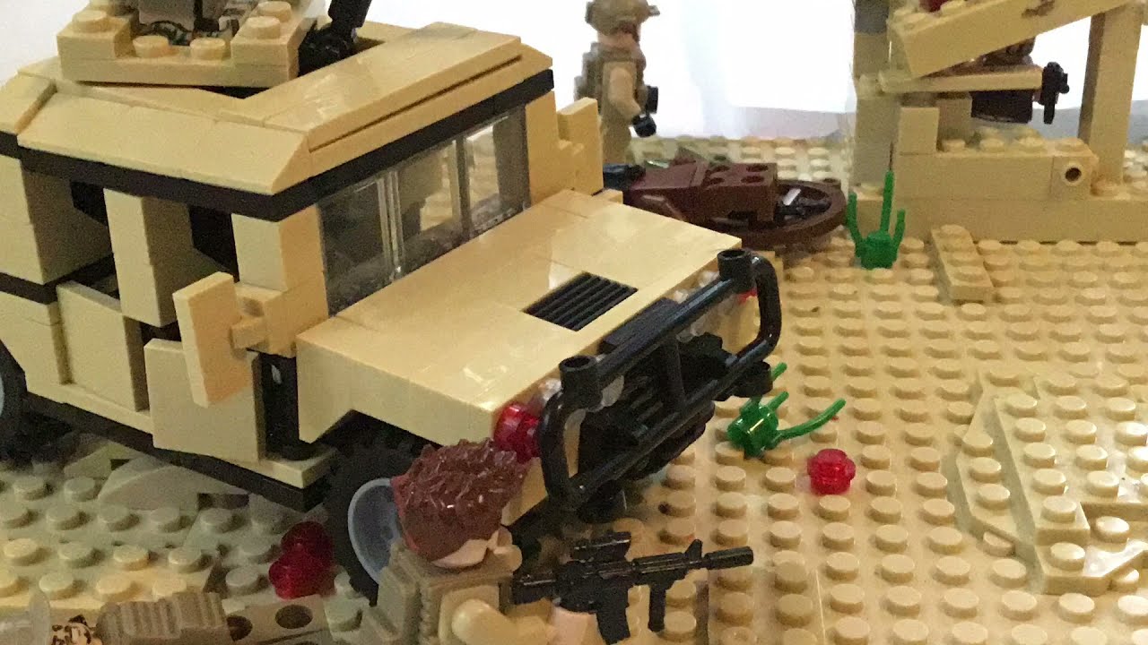 Lego Iraq war stop motion