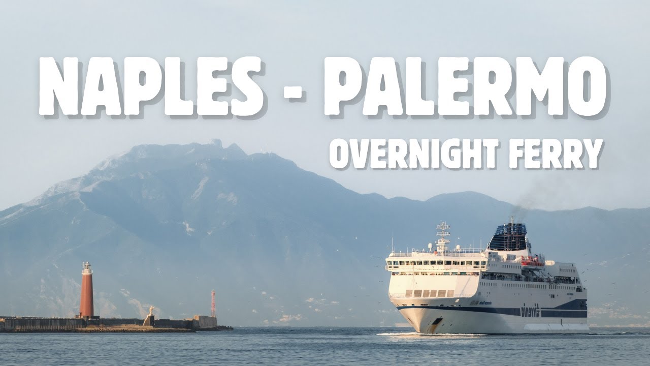 NAPLES to PALERMO FERRY 🇮🇹 | All Aboard the Overnight Tirrenia Ferry! | 4K