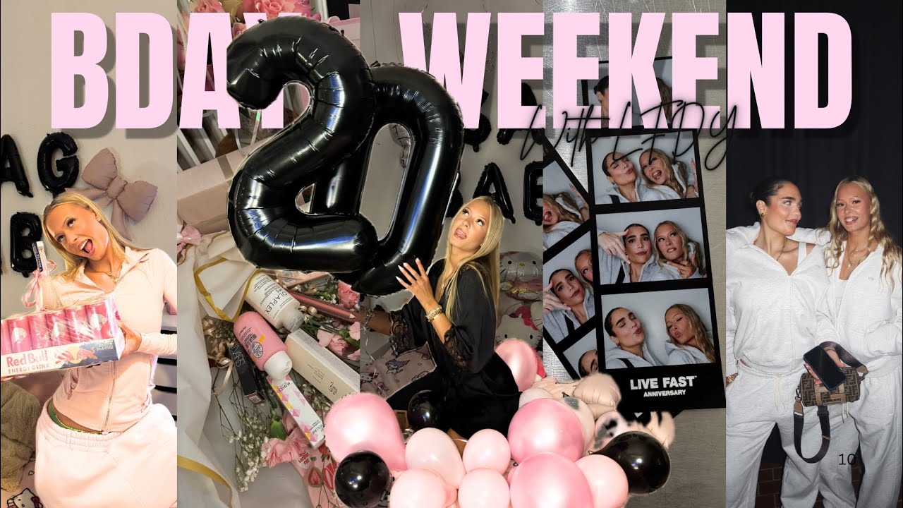 BIRTHDAY WEEKEND VLOG 🎀💖👸🏼🎉🚅 | LFDY x Groupchat 