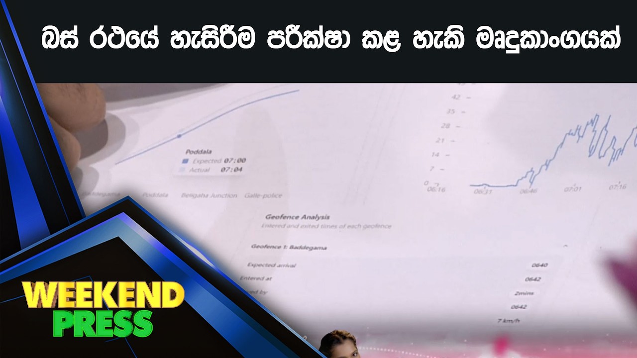 බස් රථයේ හැසිරීම පරීක්ෂා  කළ හැකි මෘදුකාංගයක්