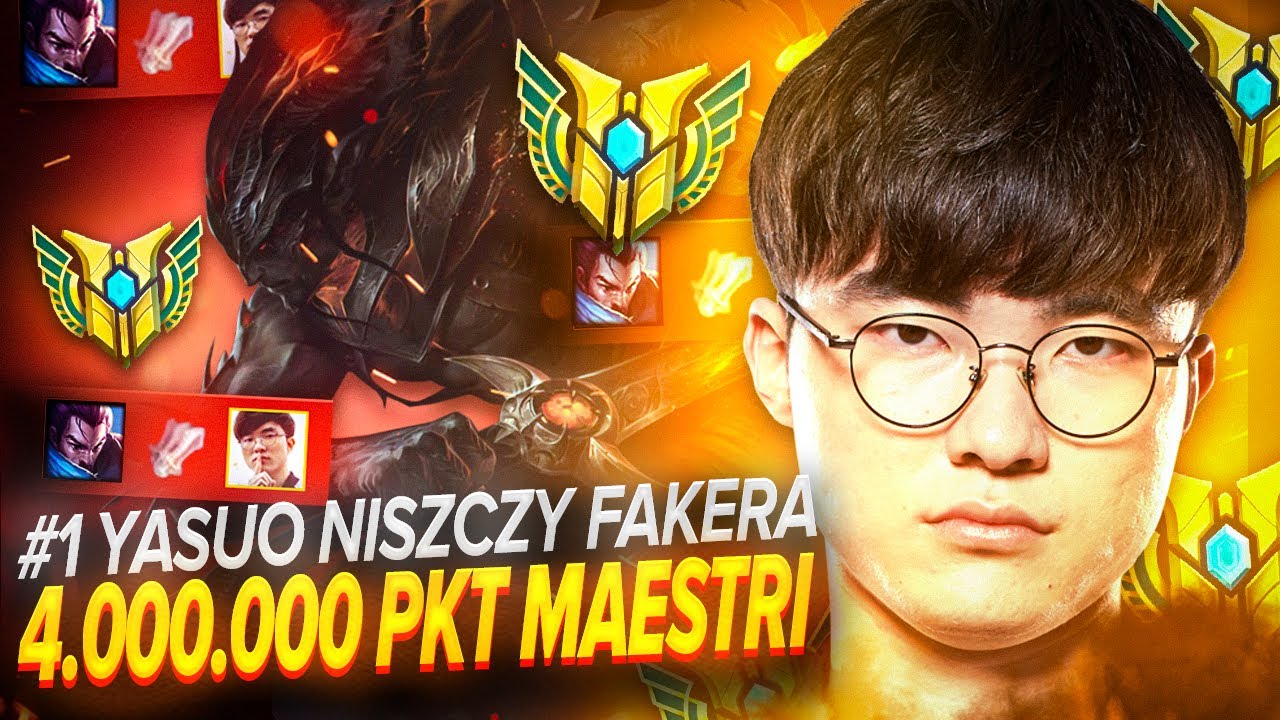#1 YASUO Niszczy i Solokilluje FAKERA