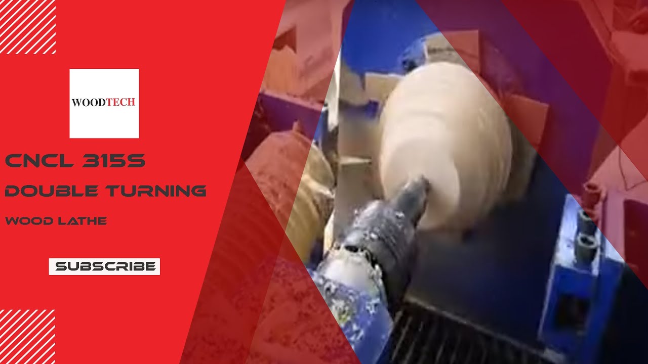 Woodtech - CNCL 315S -  DOUBLE  TURNING TOOLS WOOD LATHE 