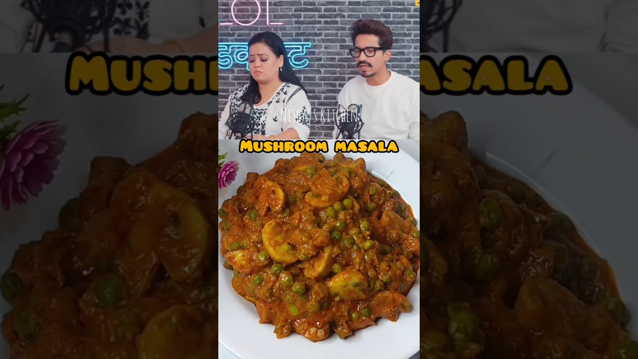 Matar Mushroom masala recipe #shortsfeed #food #shortvideo #recipe #cooking #indianfood #chefrecipe