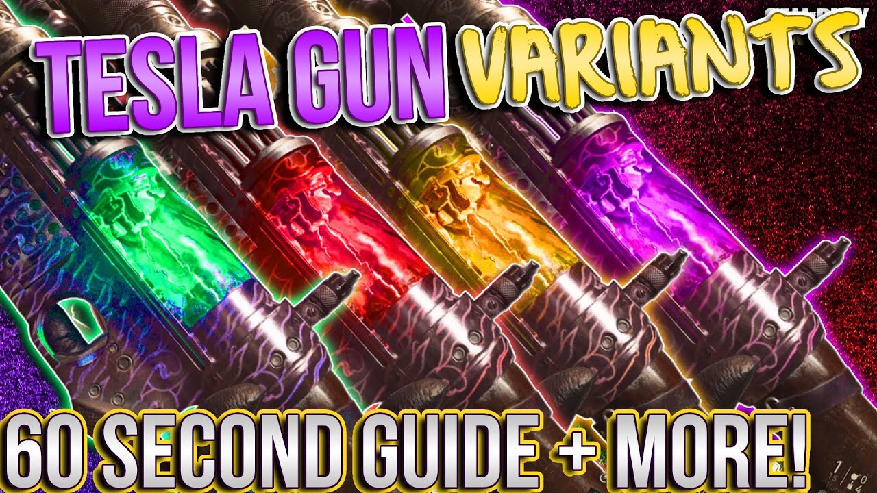 The Final Reich ALL 4 Tesla Gun VARIANTS UPDATED 2025 GUIDE | CALL OF DUTY WW2 ZOMBIES