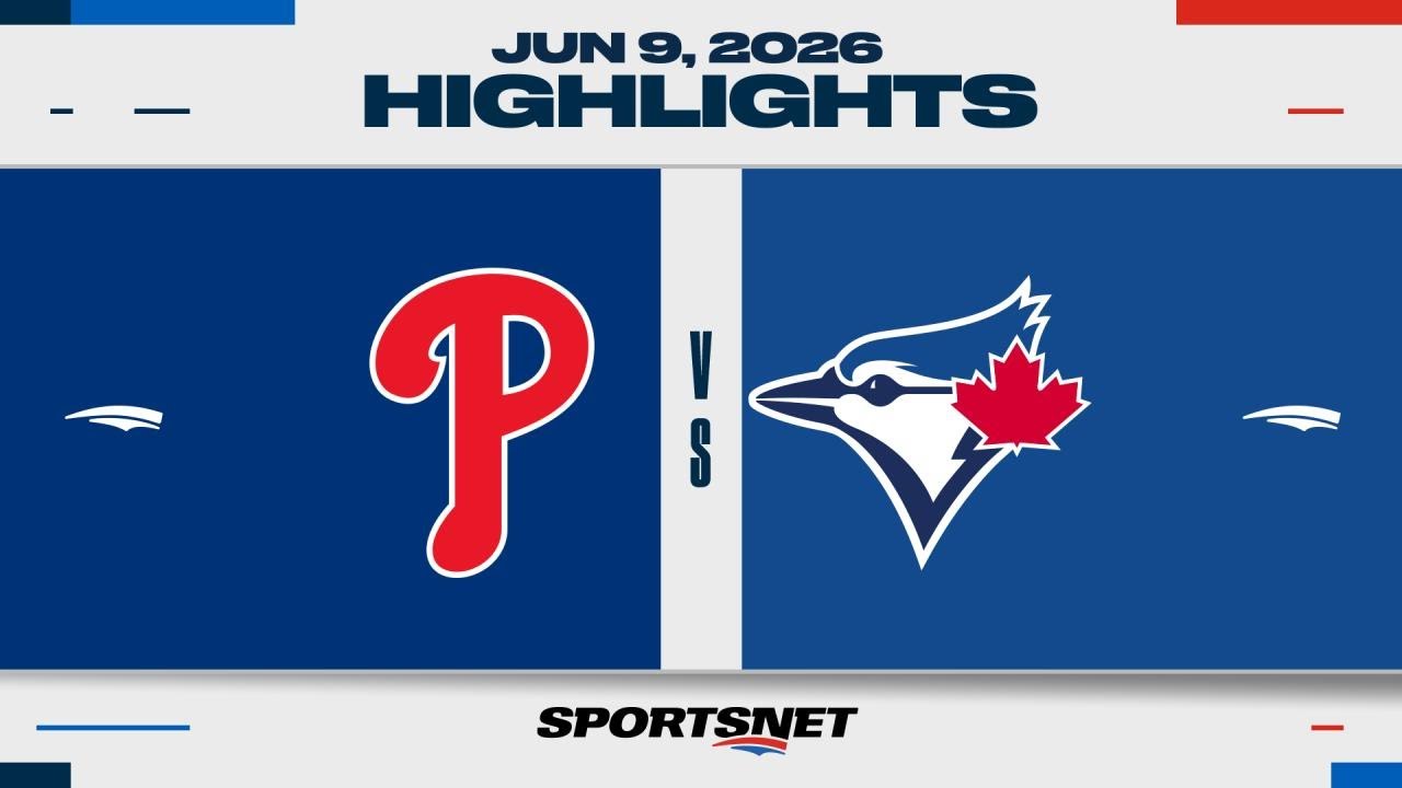 MLB Highlights | Phillies vs. Blue Jays - June 9, 2026