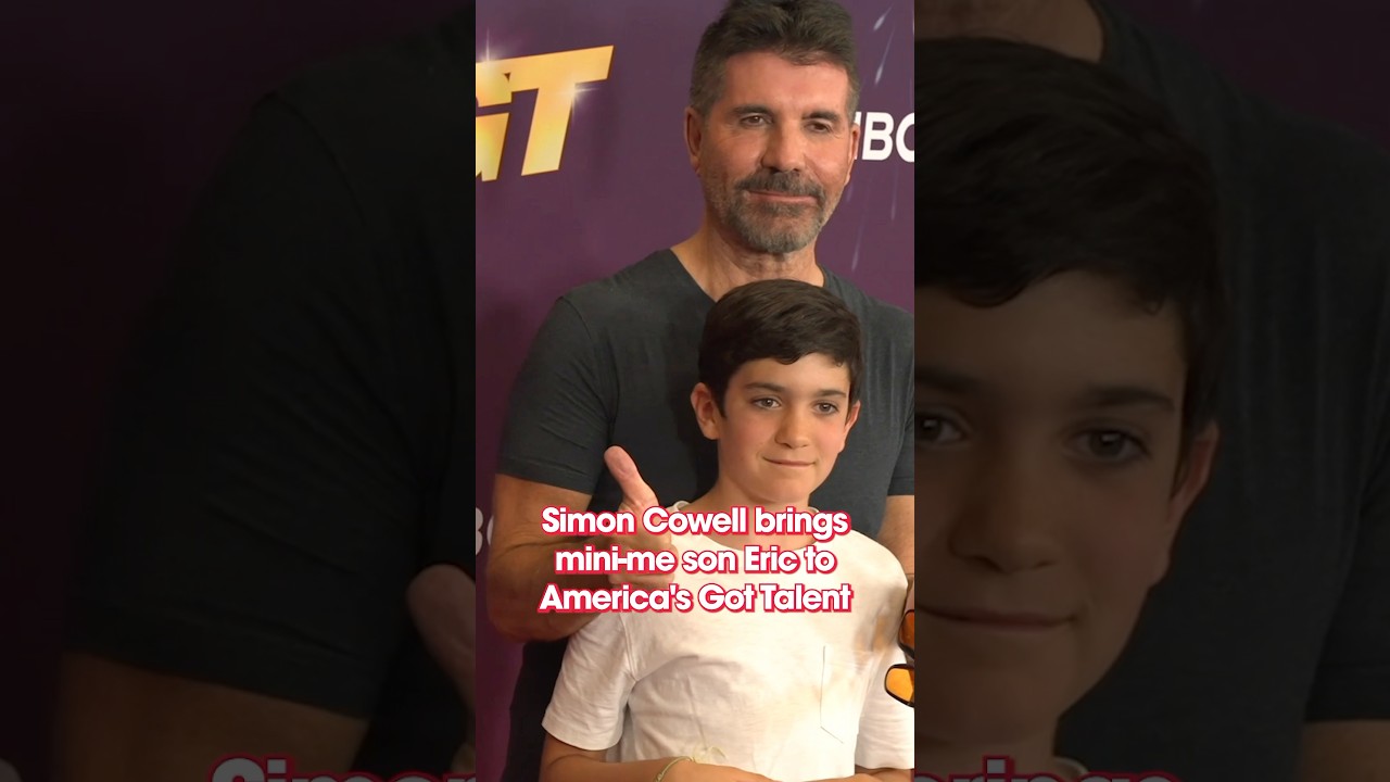 Simon Cowell&rsquo;s 10-year-old son Eric joins him on America&rsquo;s Got Talent red carpet