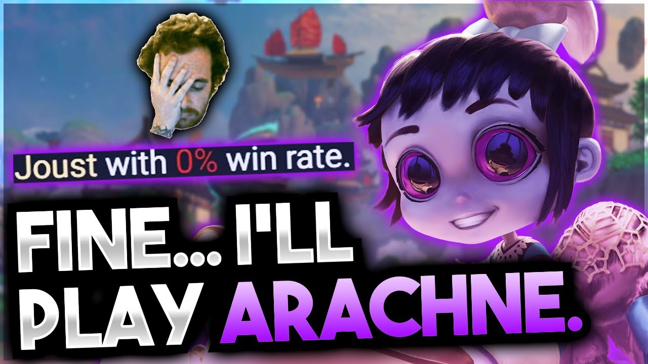 FINE I'LL PLAY ARACHNE... THE REAL WORST GOD IN JOUST?! - Ranked Joust - Smite