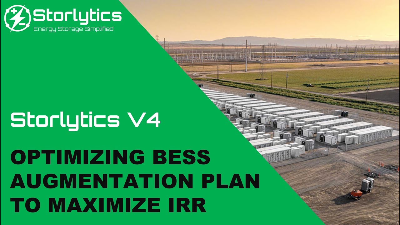 How to Maximize Energy Storage IRR through a Smart Augmentation Plan