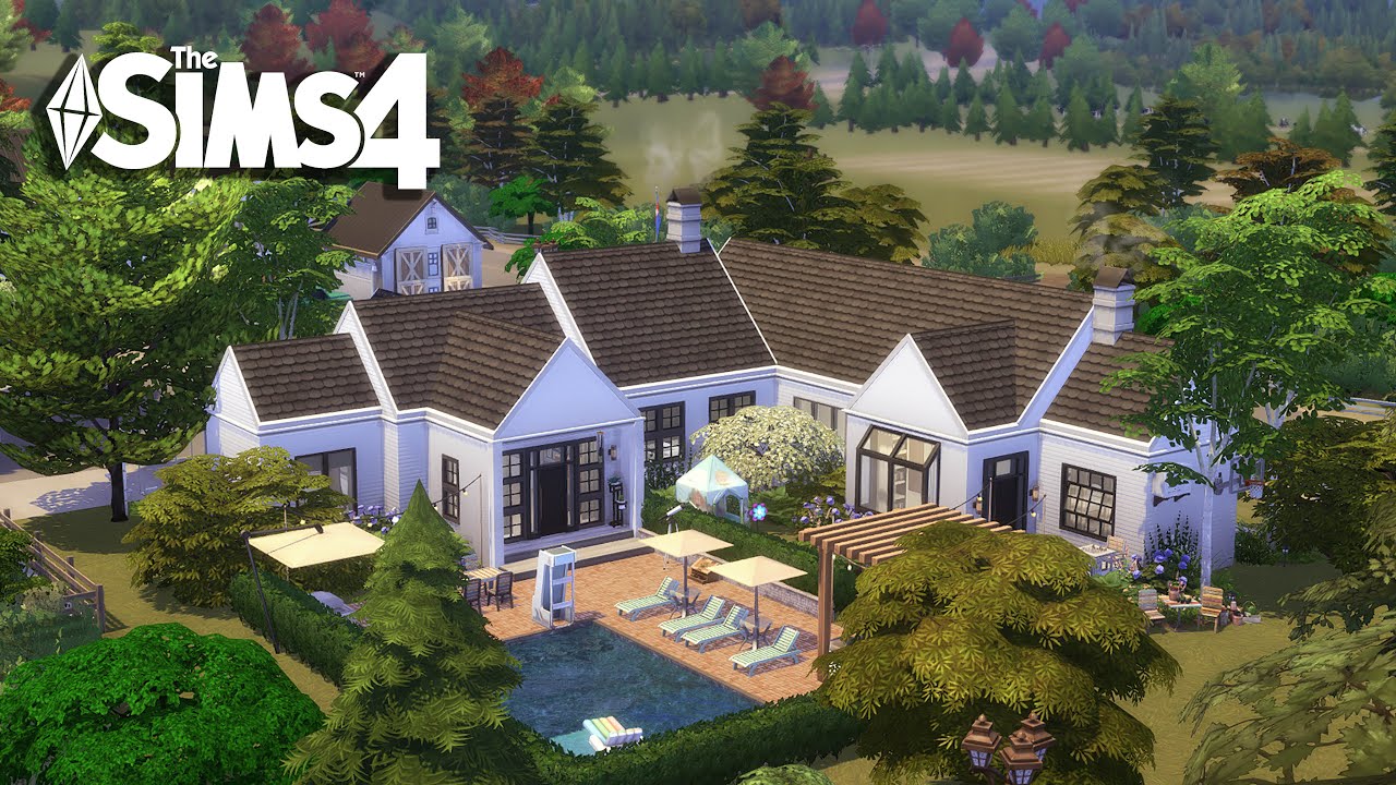 One Story Family Home | The Sims 4 | No CC | Stop Motion