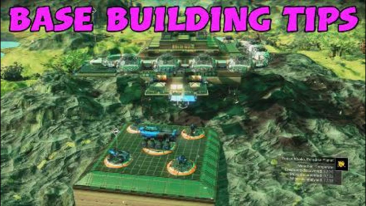 No Mans Sky 7 Simple Base Building Tips (Timestamps in Description )