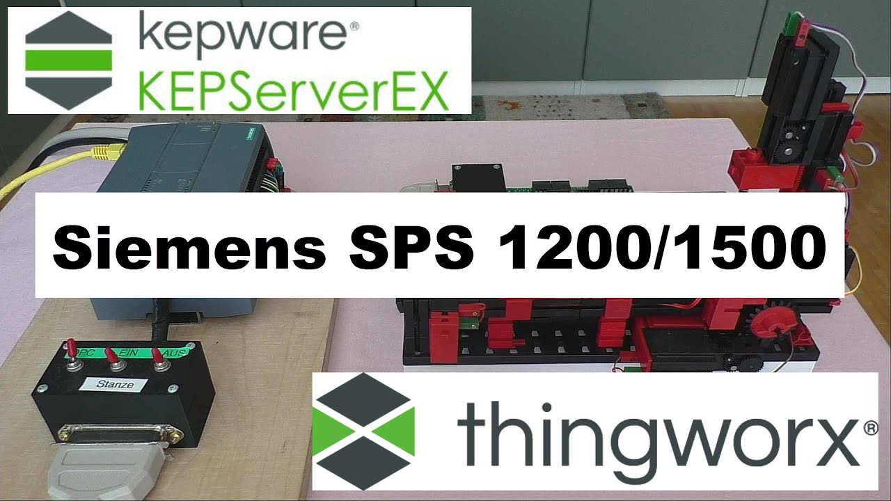 Industrial IoT: Siemens PLC (1200/1500) to ThingWorx with KepServerEX