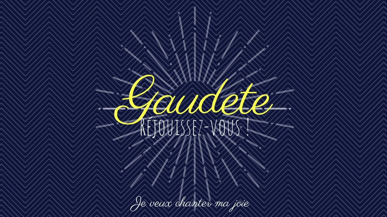 Je veux chanter ma joie
