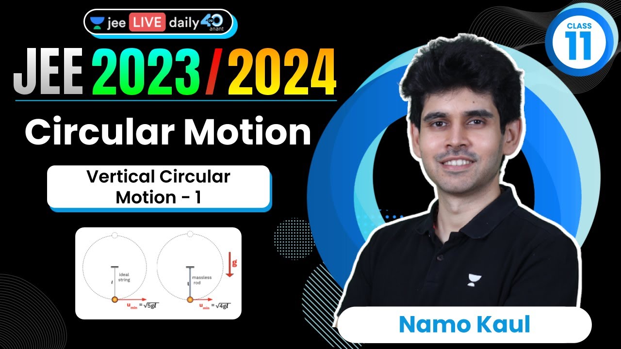 Circular Motion L4 | Vertical Circular Motion - 1 | #jee2024 #jee2025 #jeephysics #namokaul