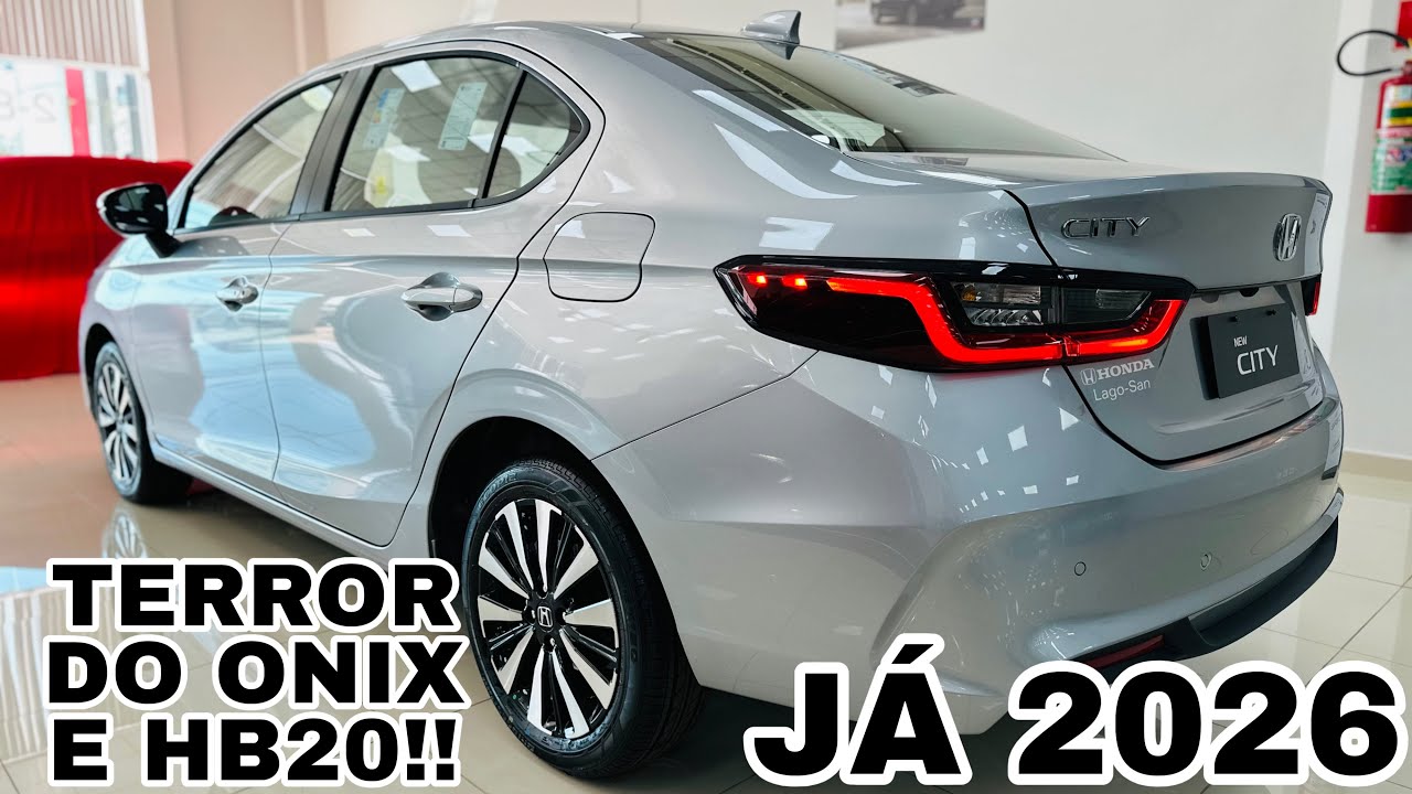 NOVÍSSIMO HONDA CITY EXL 2026 EM DETALHES | VALE A PENA | PONTOS POSITIVOS E NEGATIVOS!