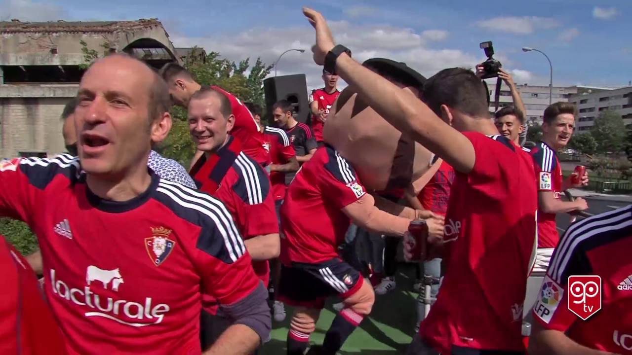 OSASUNA Celebración del ascenso a primera división 2016